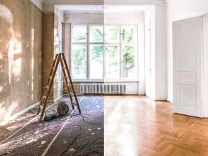 Rekonštrukcia bytu – renovácia izby